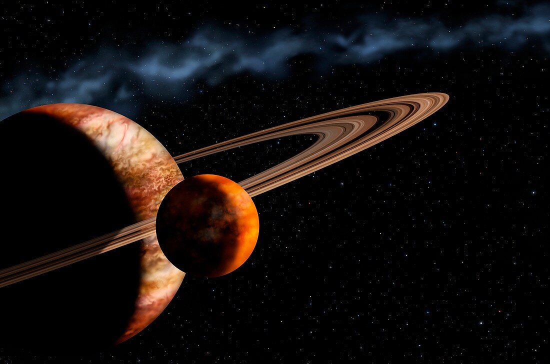 Epsilon Eridani b planet,artwork