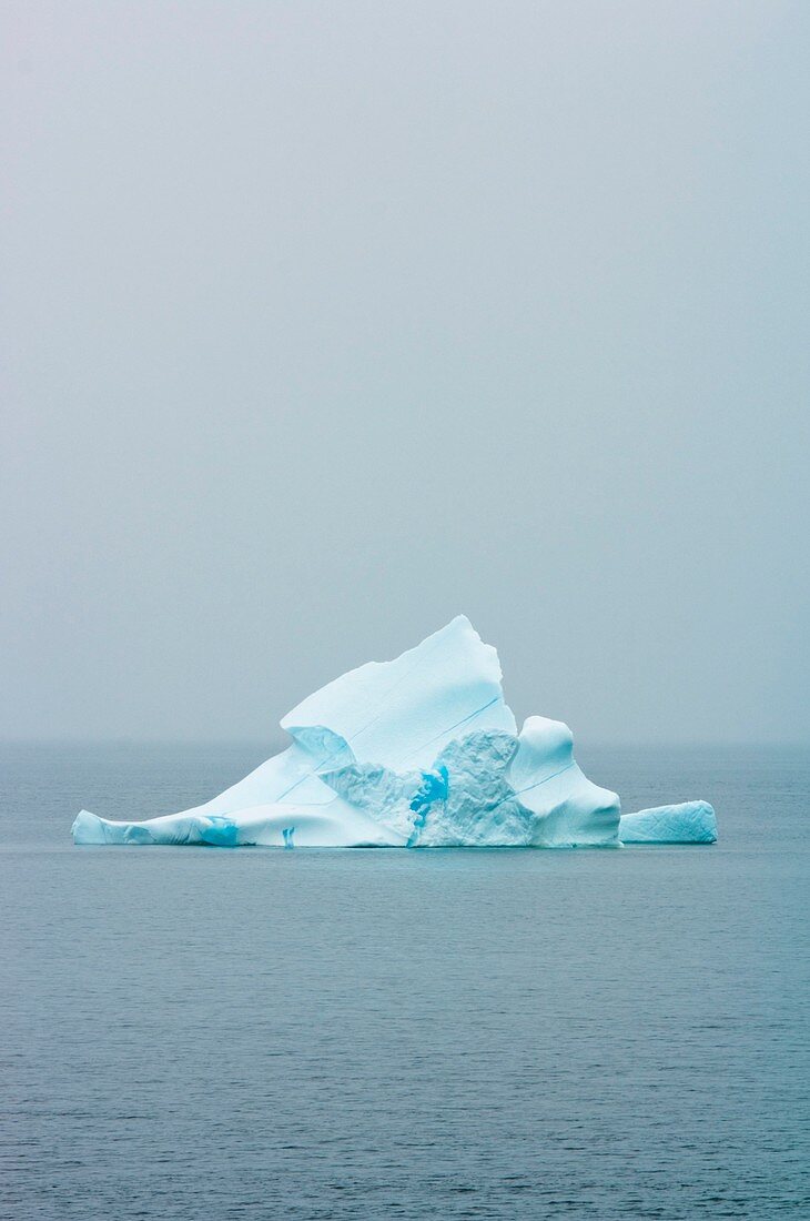 Iceberg in fog,Canada