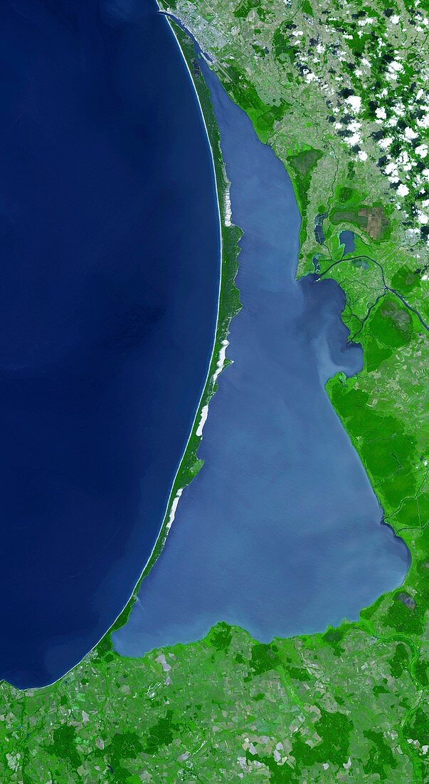 Curonian Spit,satellite image