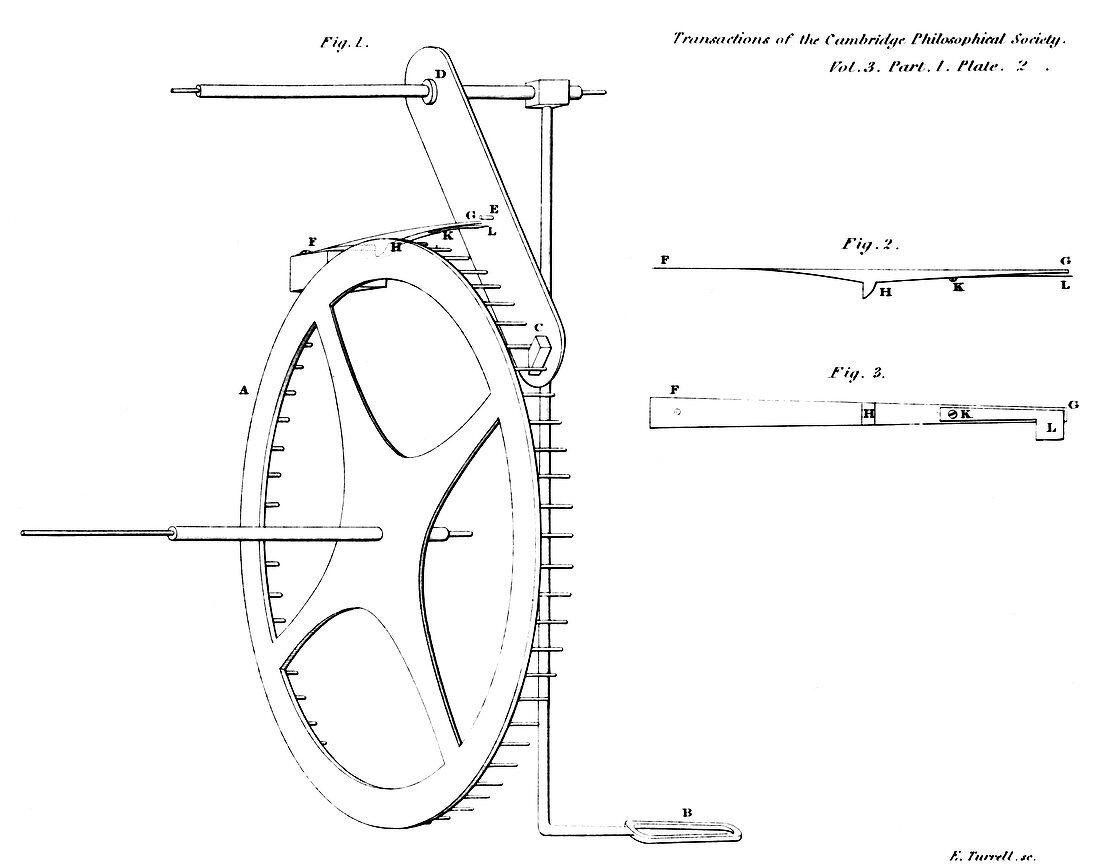 Airy's clock mechanism,1820s