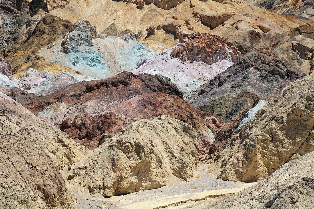 Volcanic deposits,Death Valley,USA