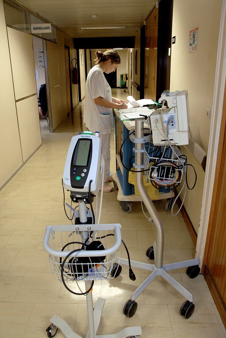 Nurse and hospital equipment