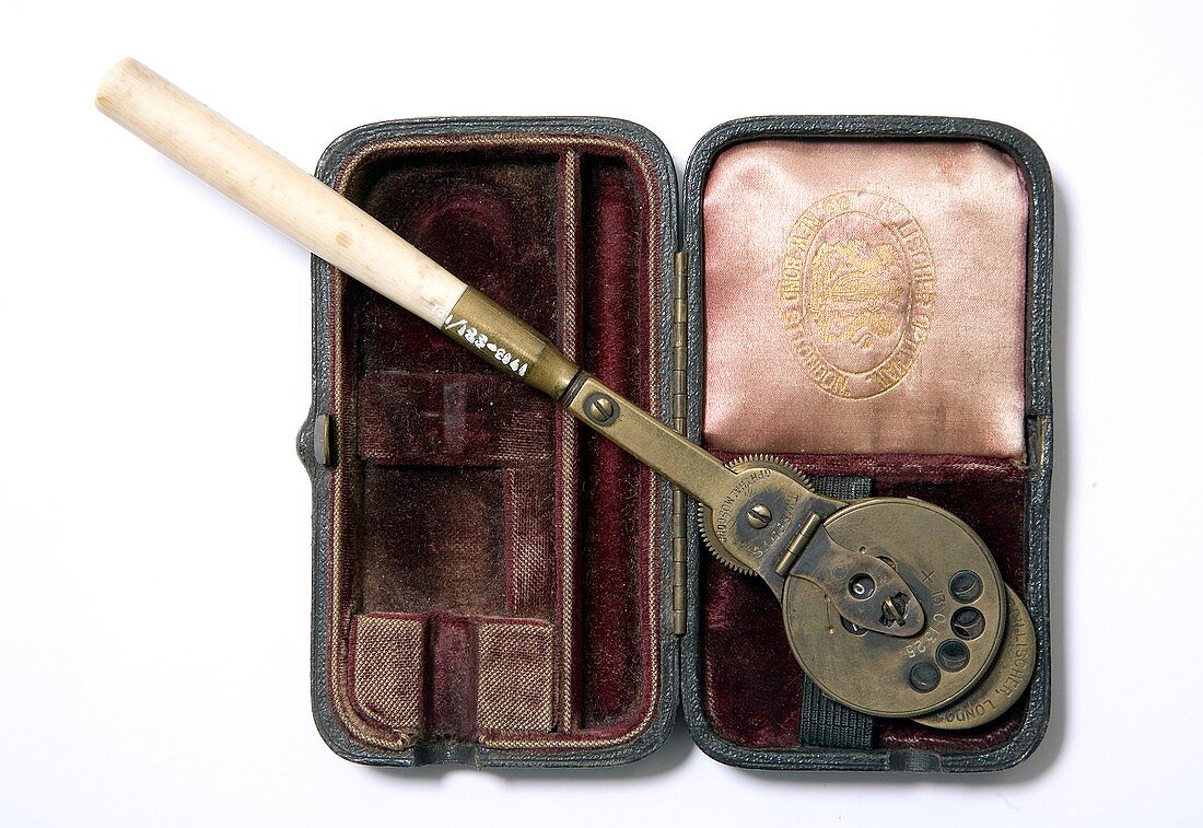 19th century ophthalmoscope