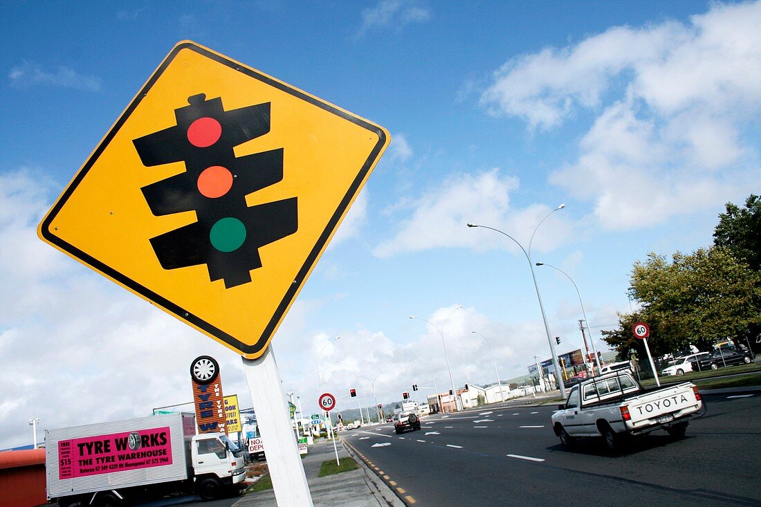 New Zealand road sign