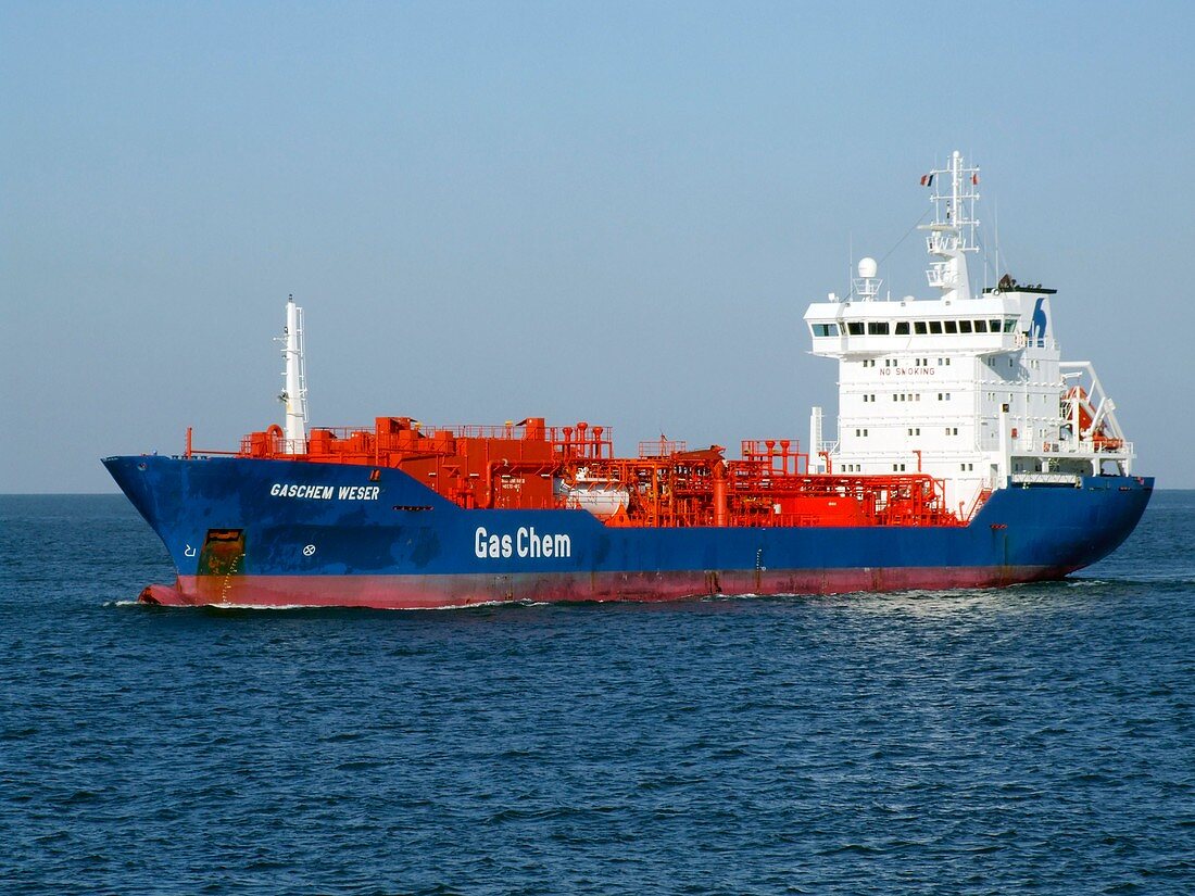 Fuel and chemical tanker