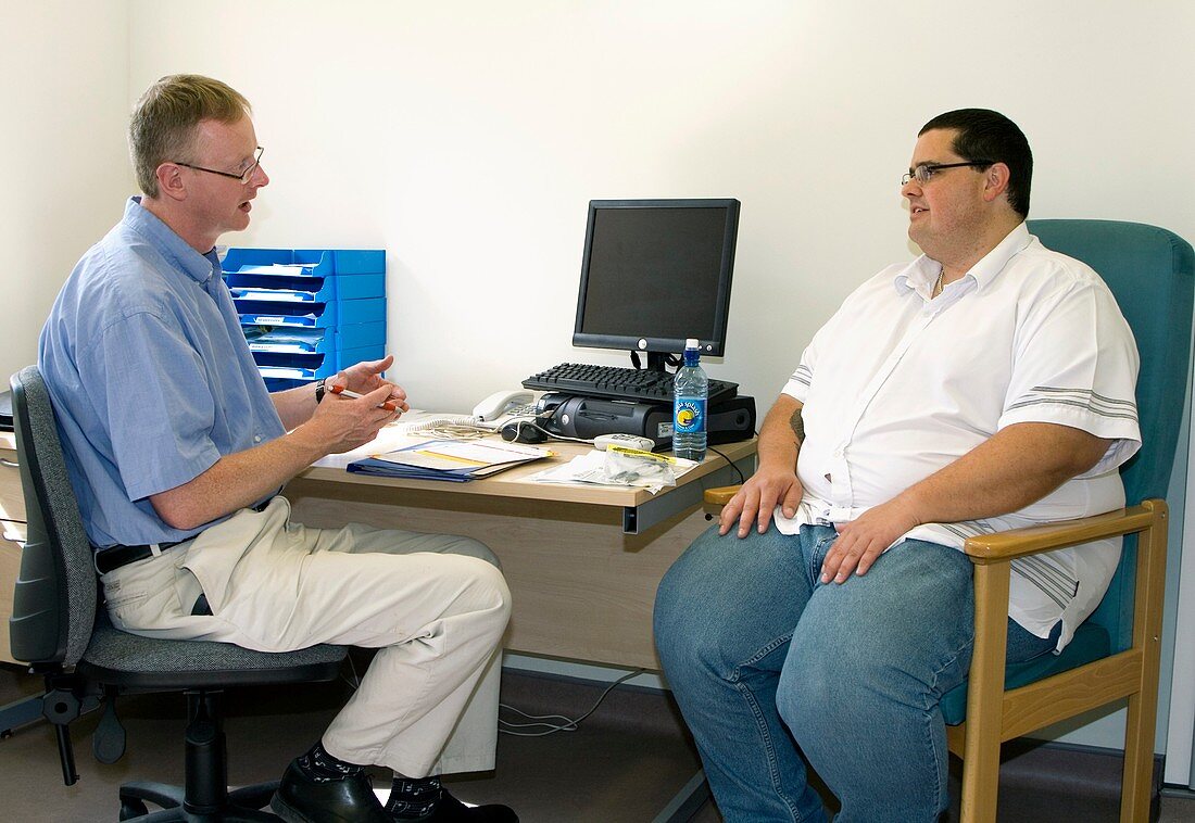 Consultation at obesity clinic