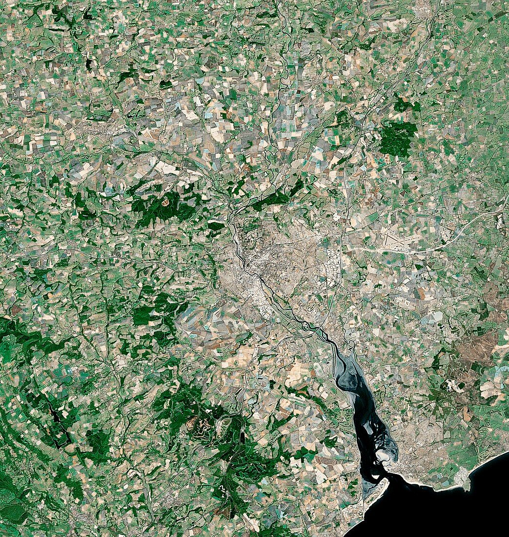 Exeter,satellite image