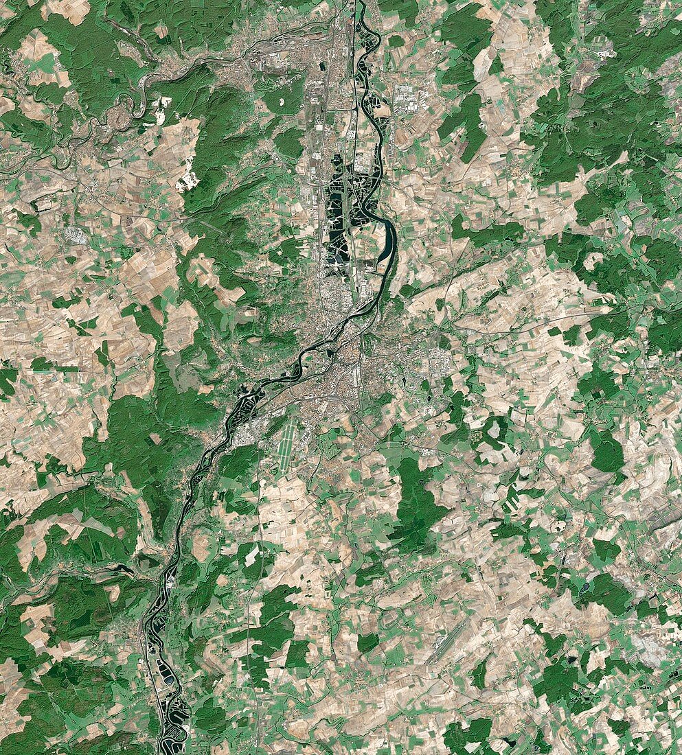 Metz,satellite image