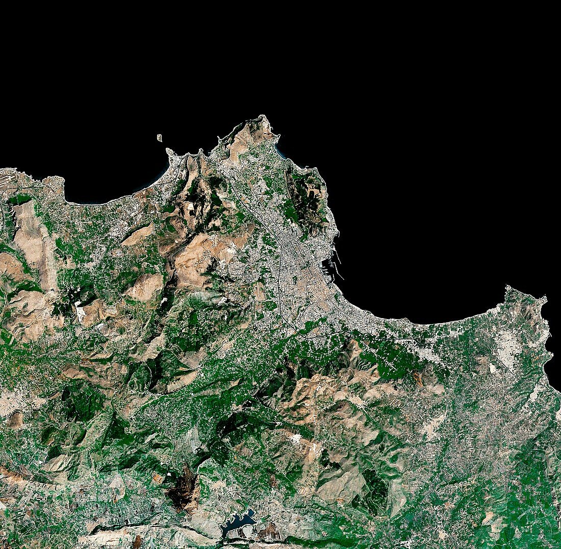 Palermo,satellite image