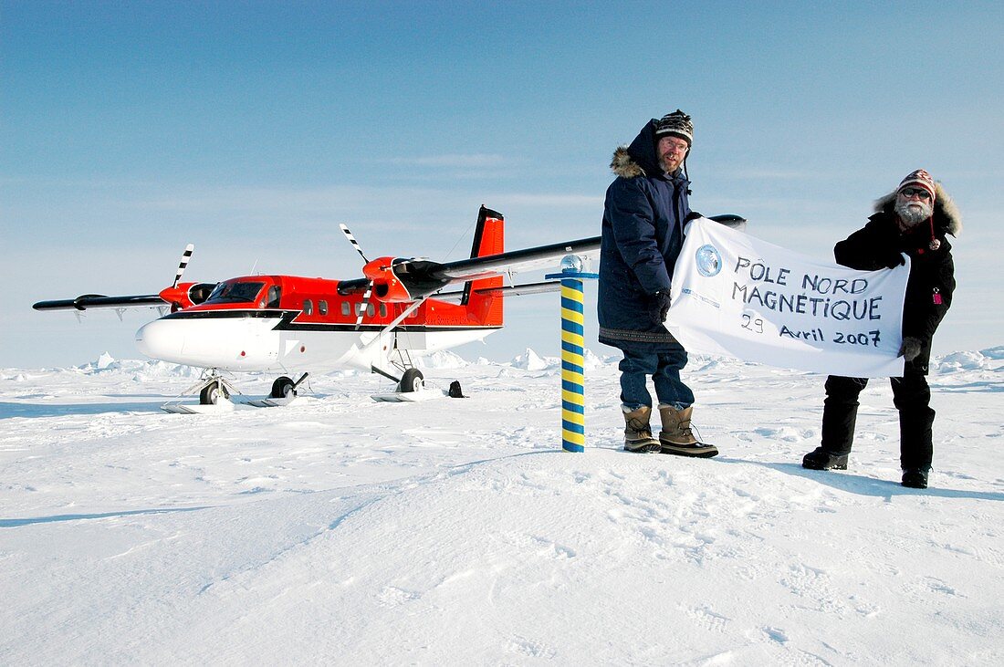 Magnetic north pole research