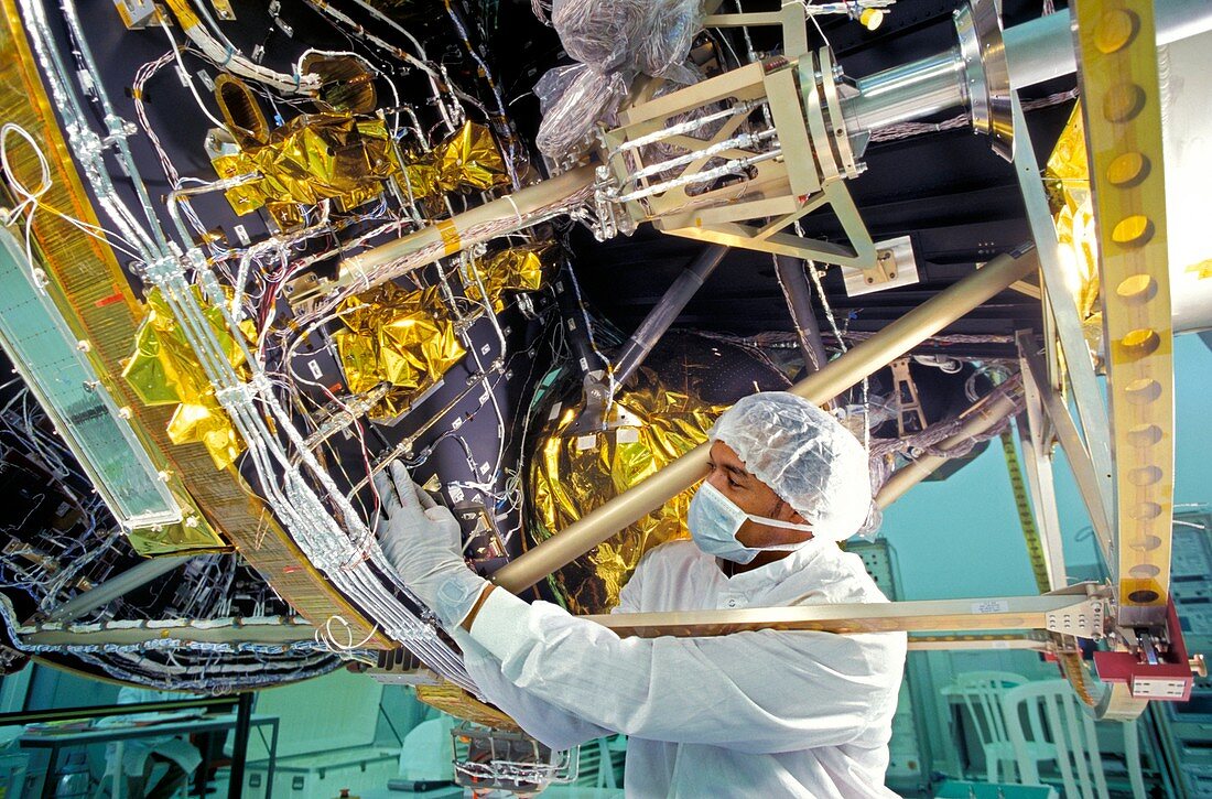 Communications satellite construction
