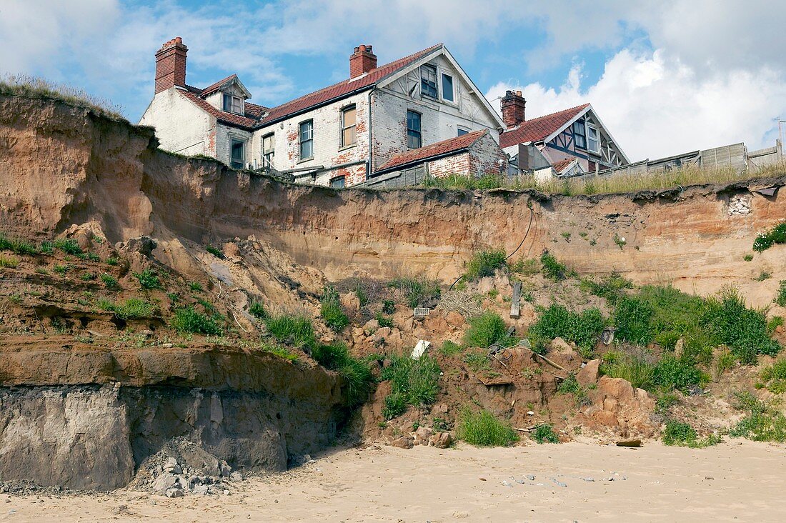 Coastal erosion,Norfolk