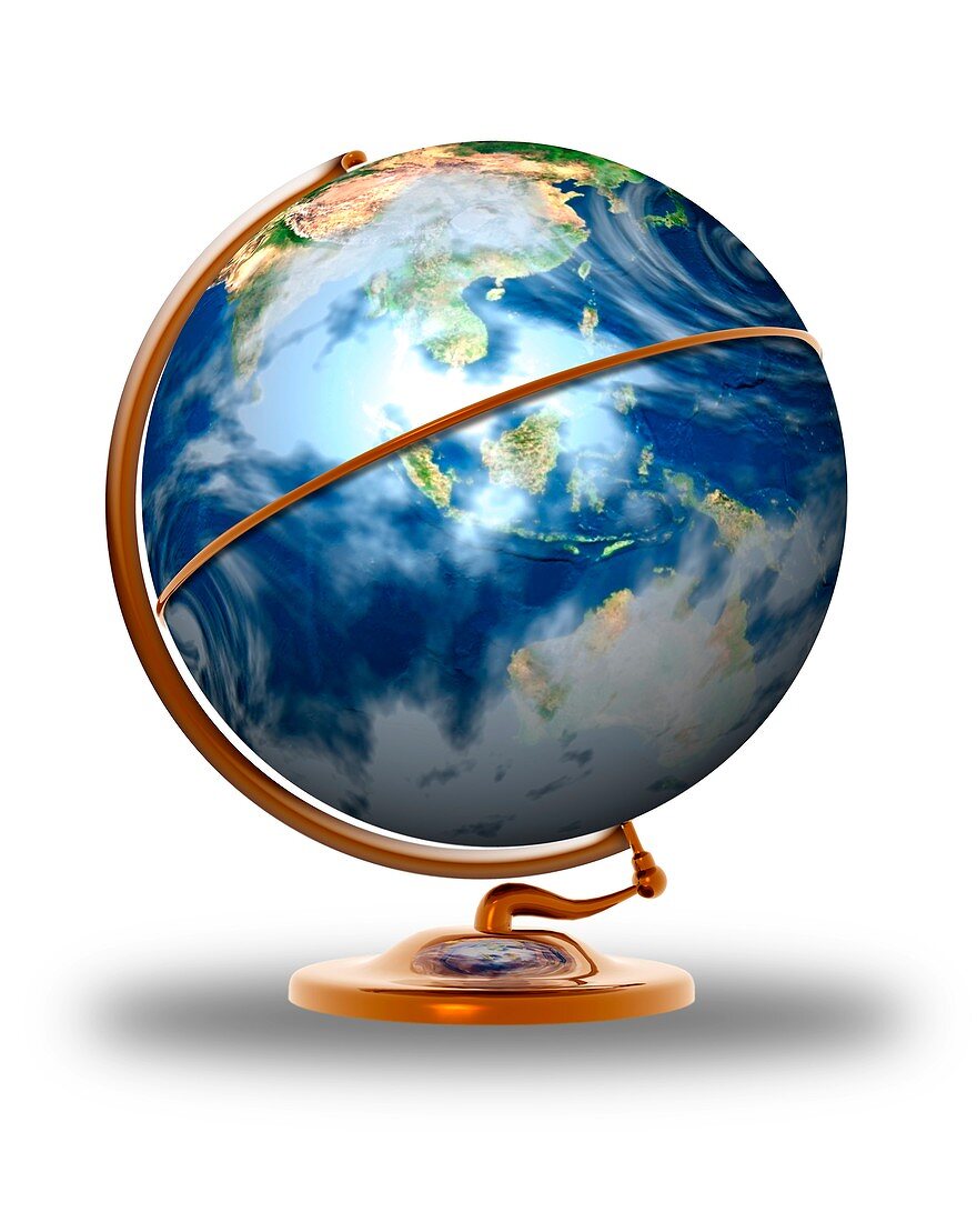 Earth globe,artwork