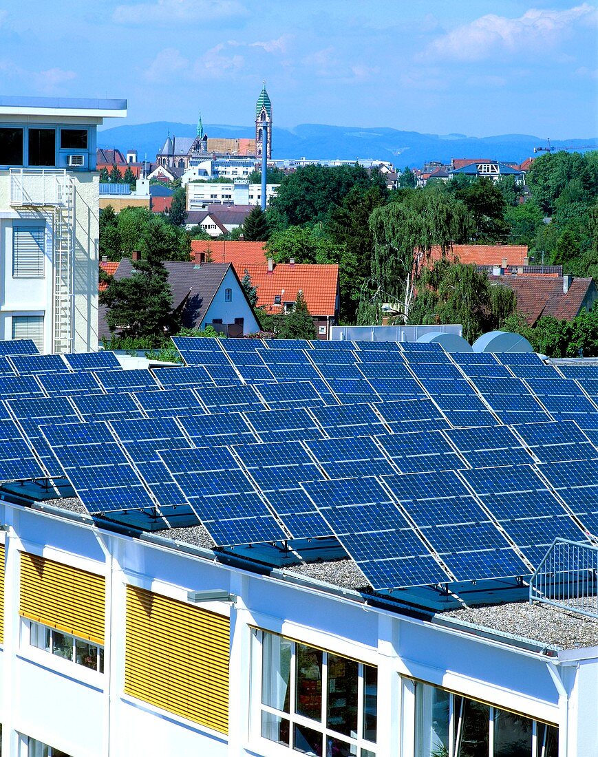 Rooftop solar panels,Germany