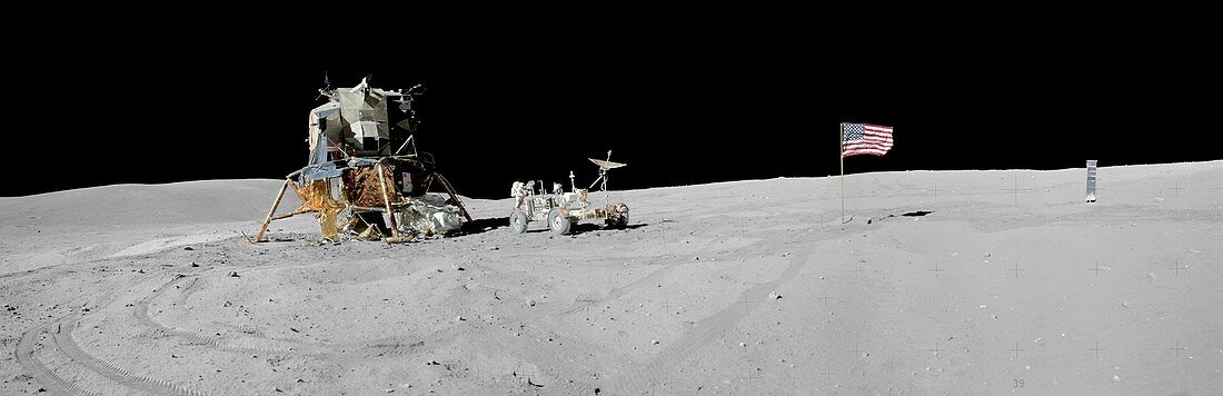 Apollo 16 lunar landing site