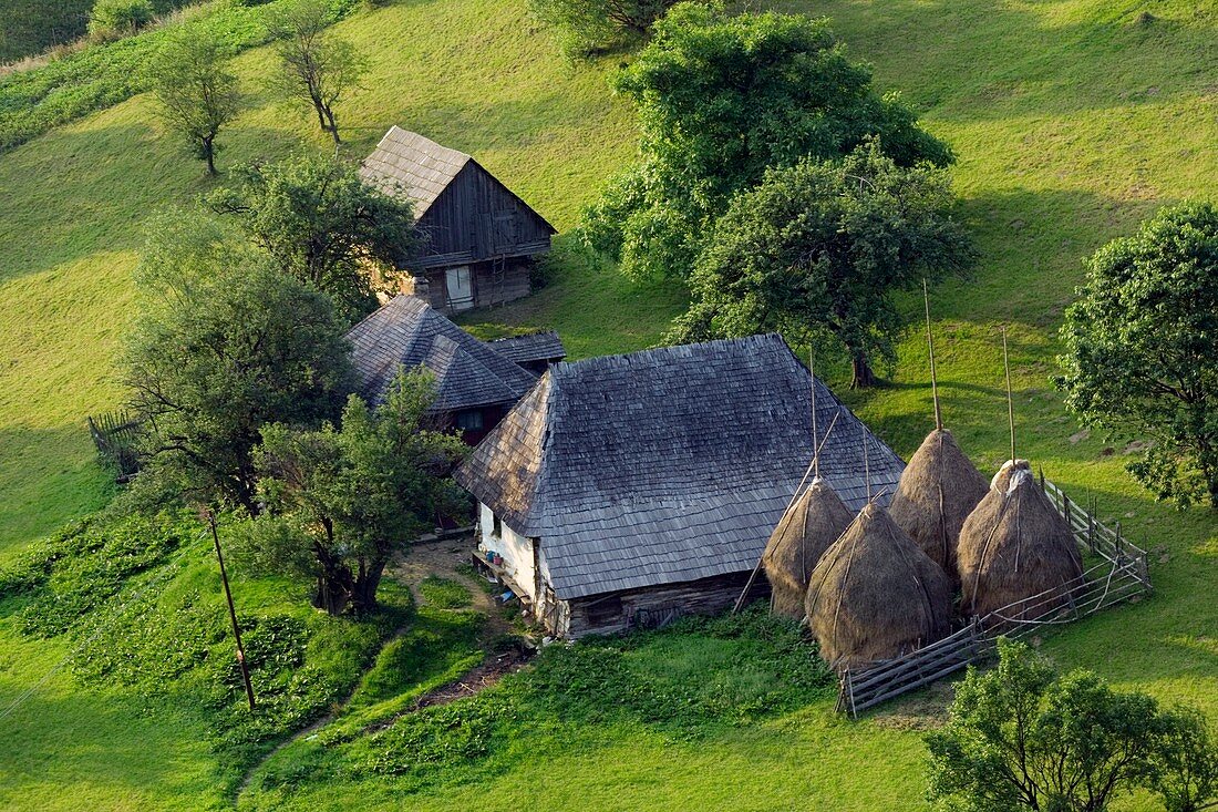 Romanian farm buildings