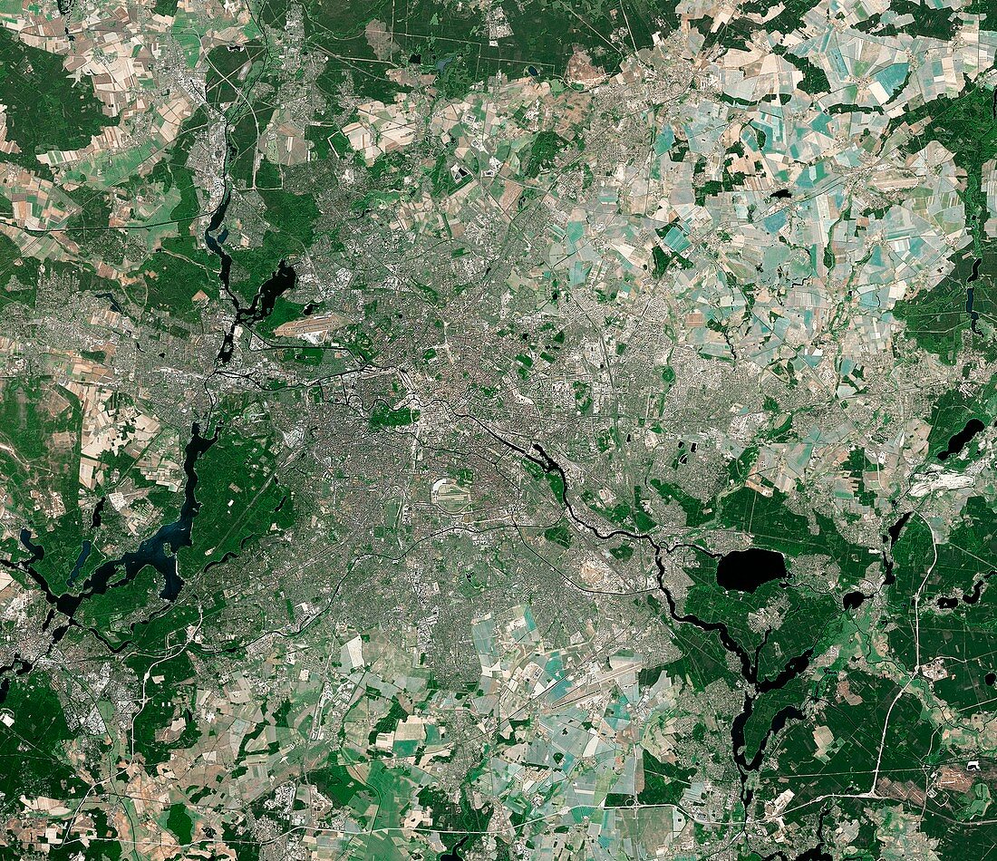 Berlin,Germany,satellite image