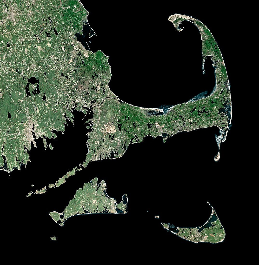 Cape Cod,USA,satellite image