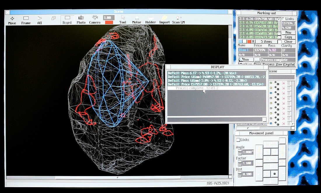 Automated diamond cutting