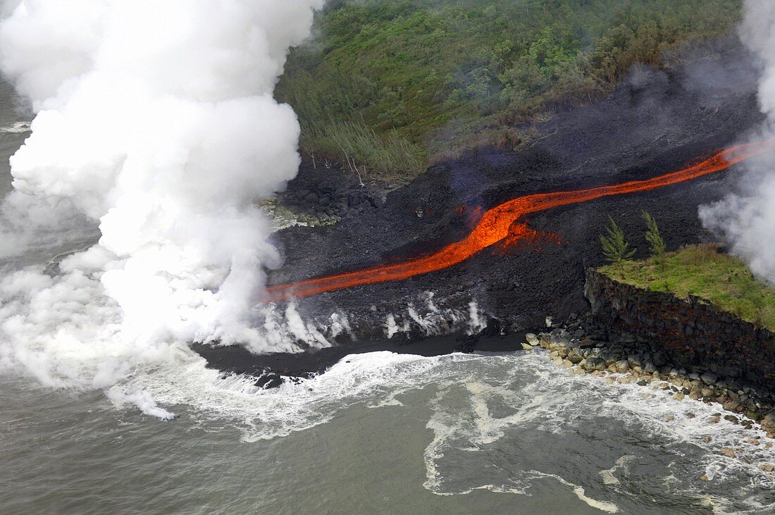 Volcanic eruption,Reunion Island