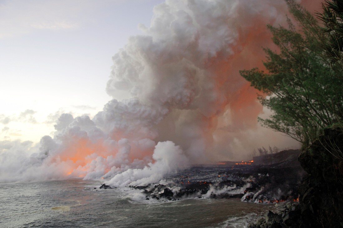 Volcanic eruption,Reunion Island