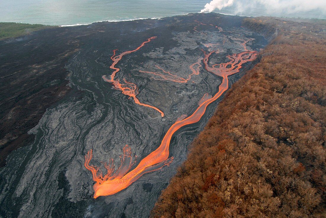 Volcanic eruption,Reunion Island