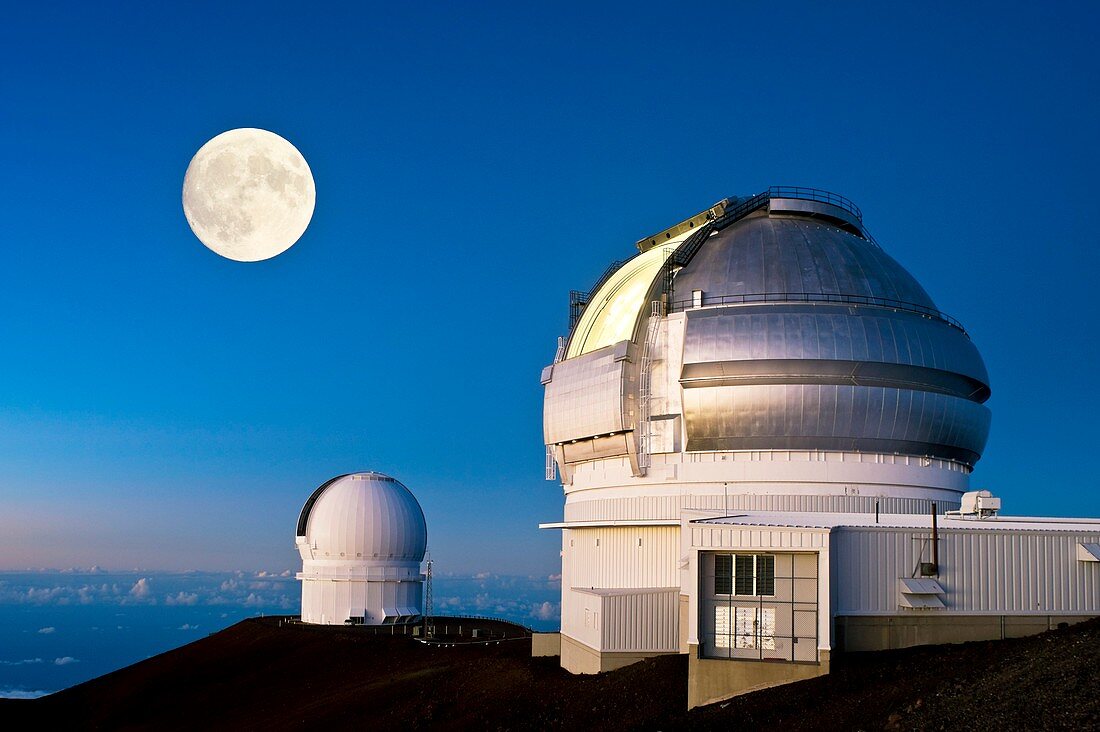 Gemini North telescope,Hawaii
