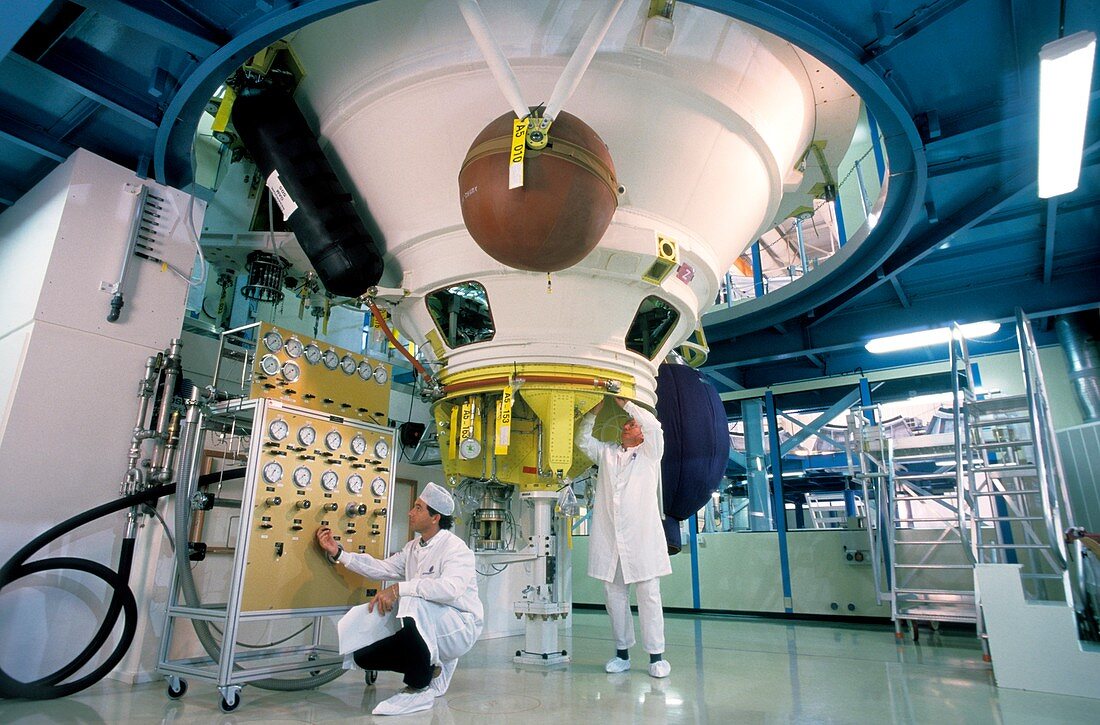 Ariane 5 thrust frame production