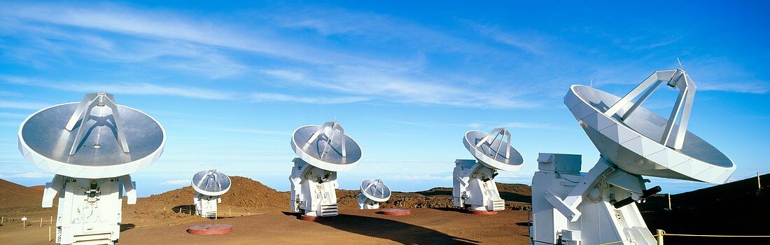 Submillimeter Array telescopes,Hawaii