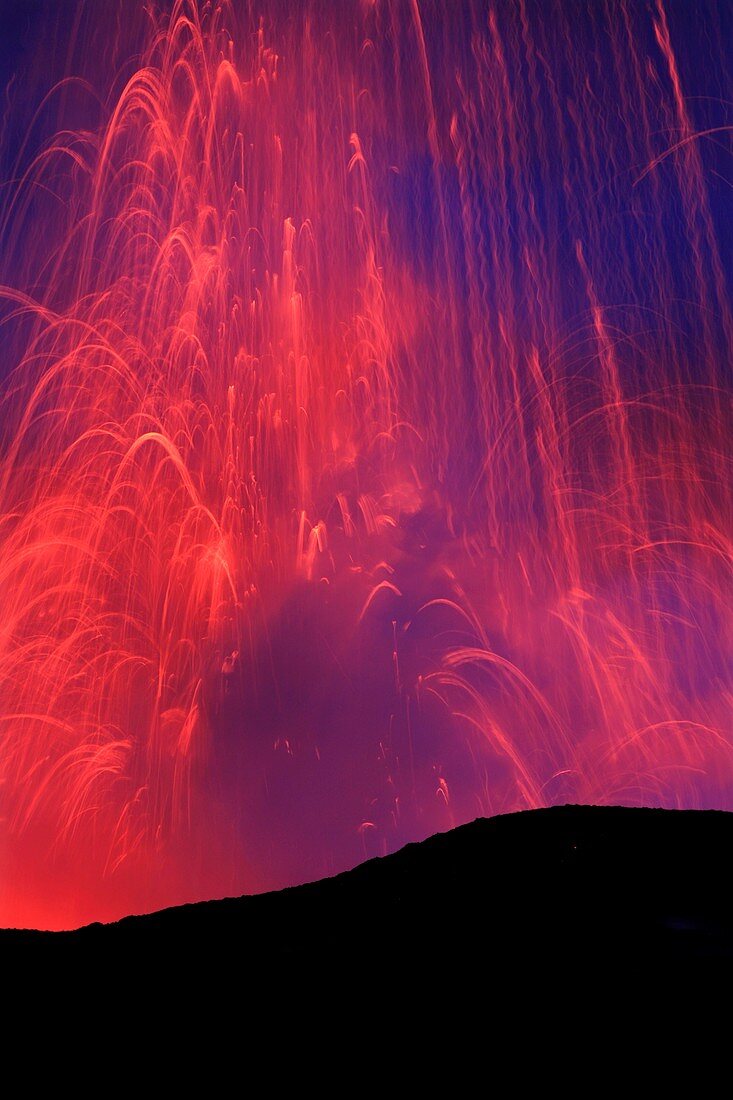 Lava explosion