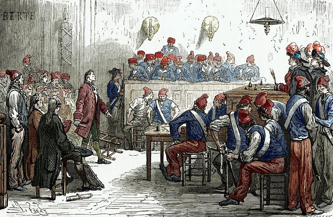 Lavoisier's trial,1794