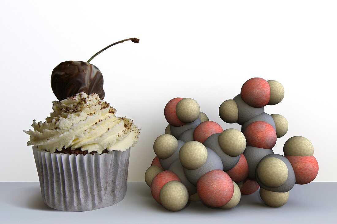Sugary foods,conceptual image