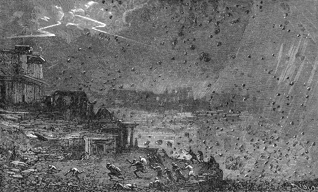 Destruction of Pompeii,artwork