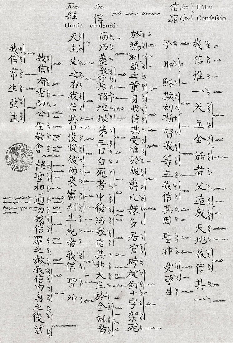 Chinese text,18th century manuscript
