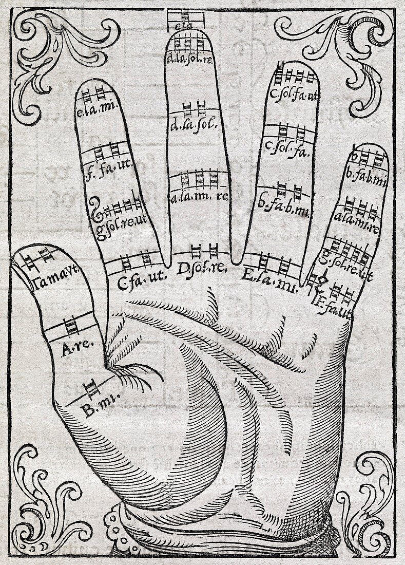 Harmonious hand,17th century artwork