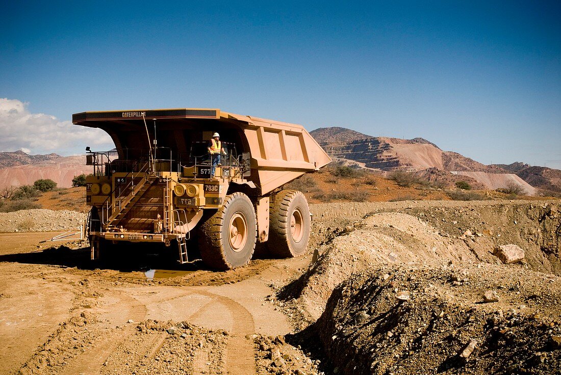 Mining truck,Arizona,USA
