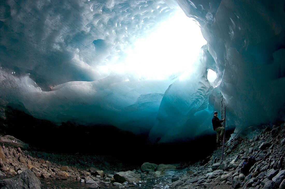 Ice cave,Switzerland