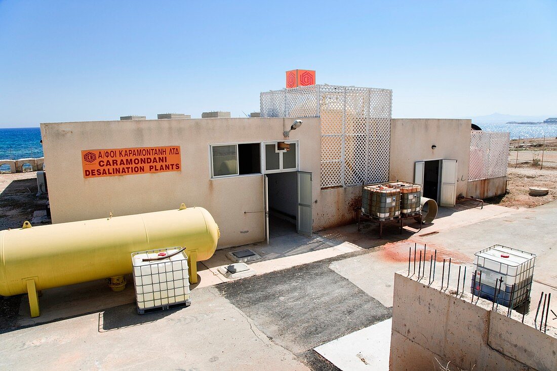 Cyprus desalination plant pumping station