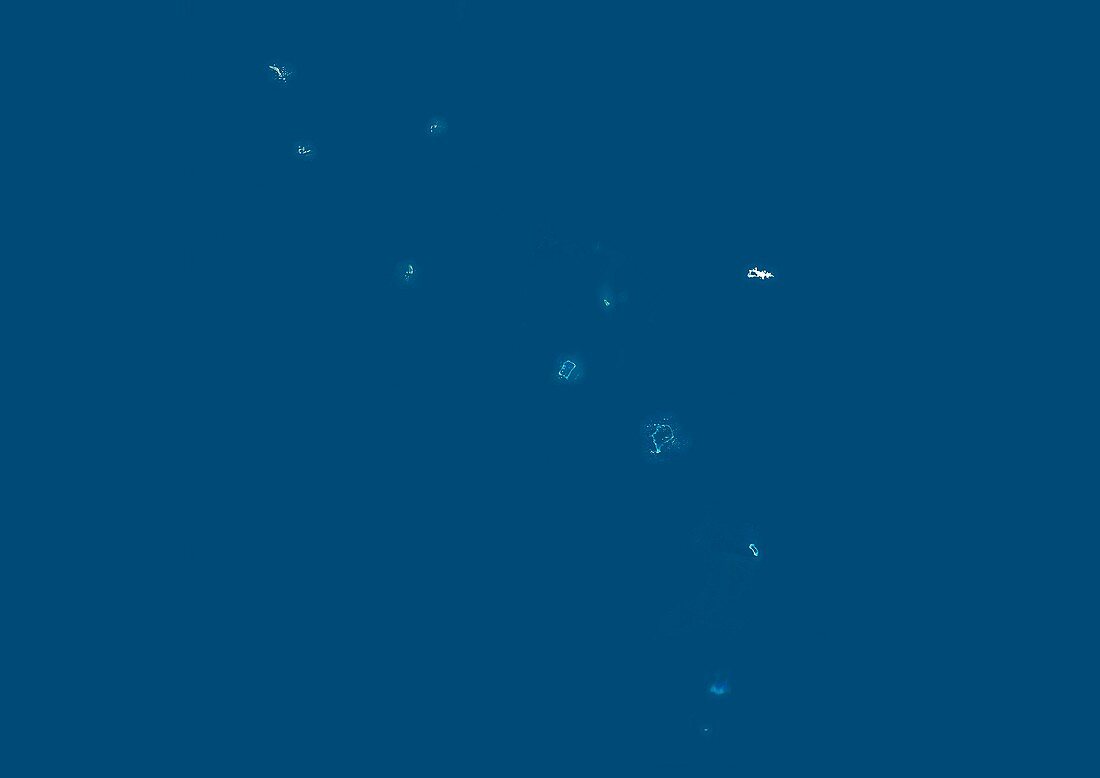 Tuvalu,satellite image