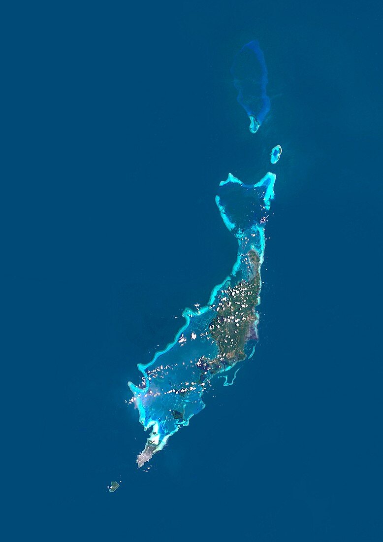 Palau,satellite image