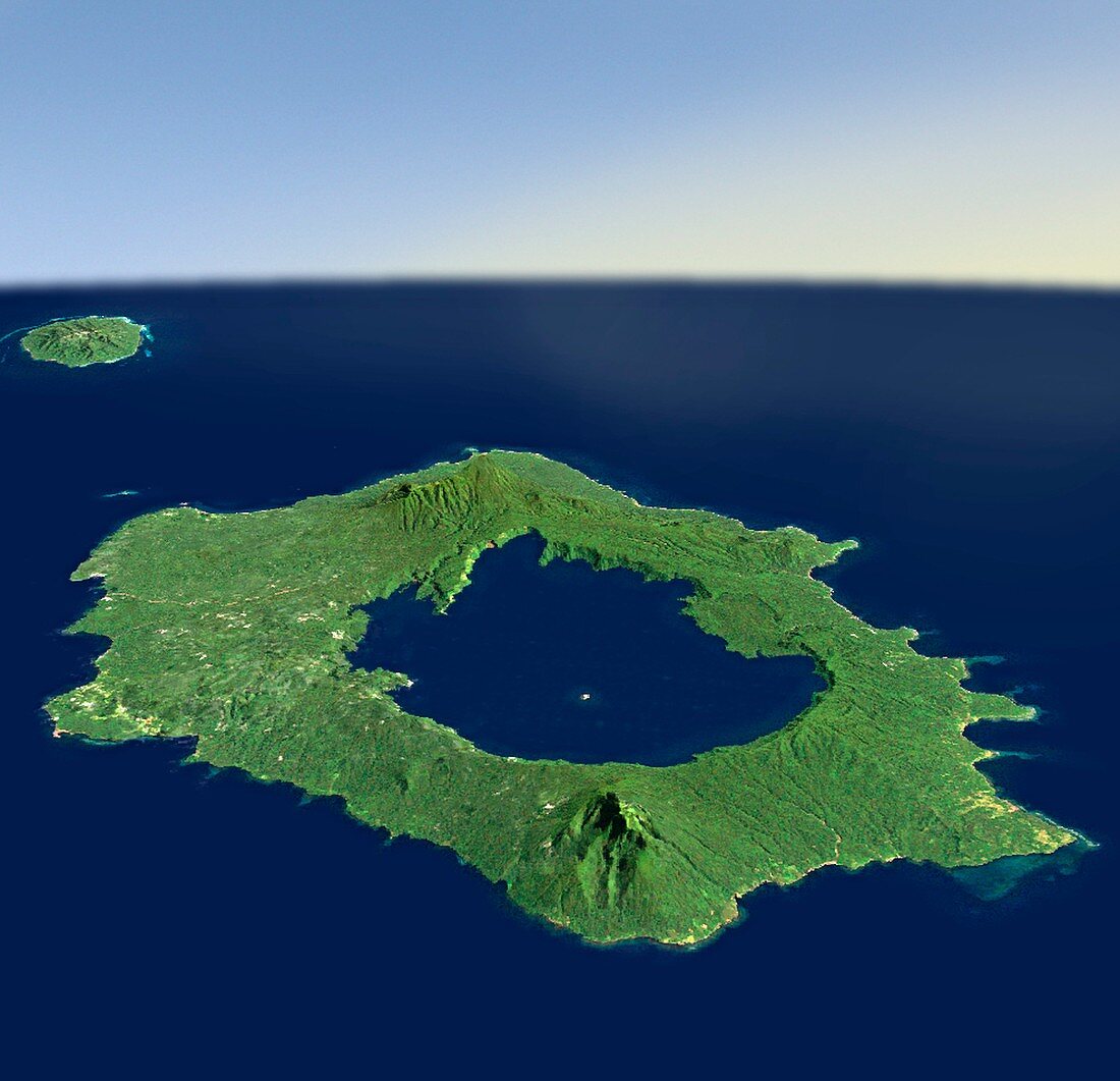 Long Island,3D satellite image