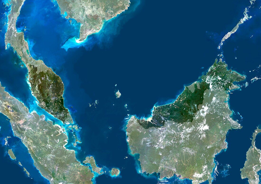 Malaysia,satellite image