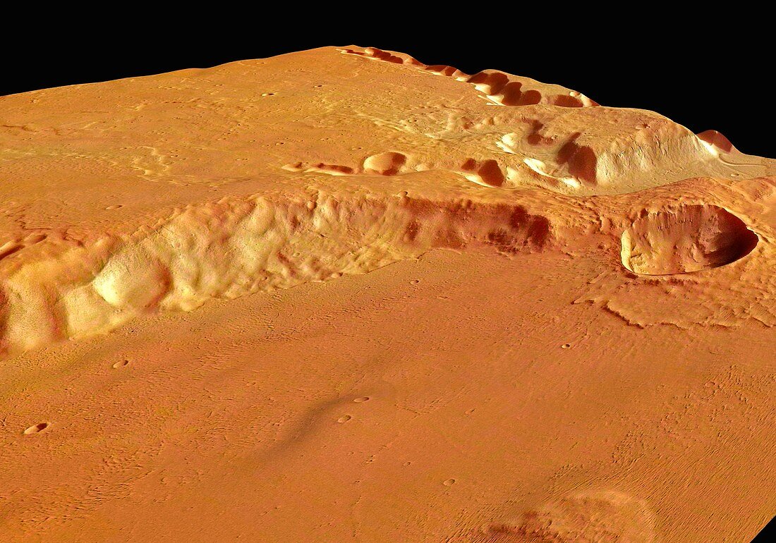 Medusa fossae,Mars