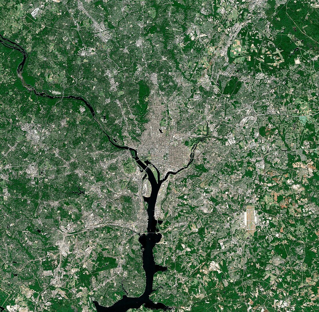 Washington DC,USA,satellite image