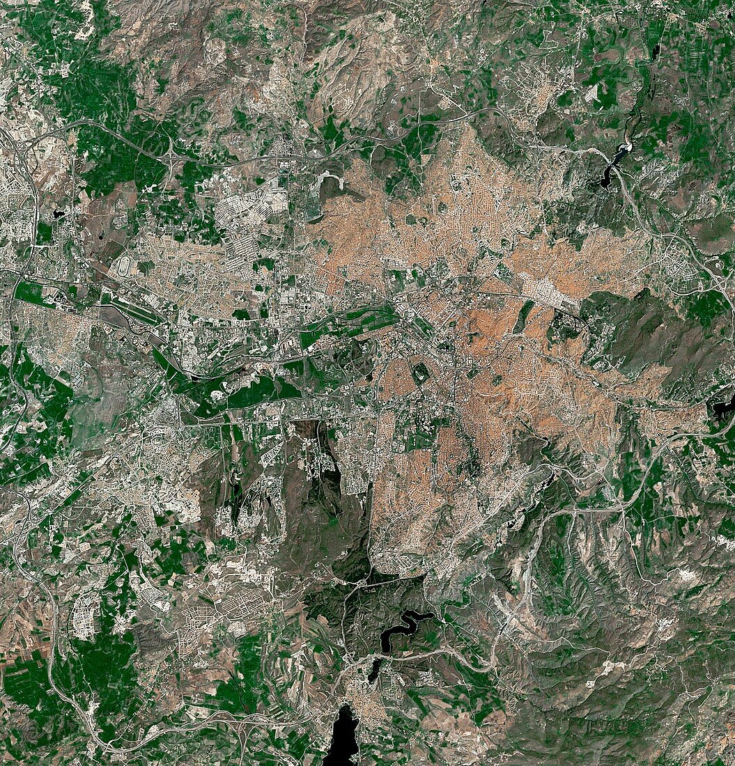 Ankara,Turkey,satellite image