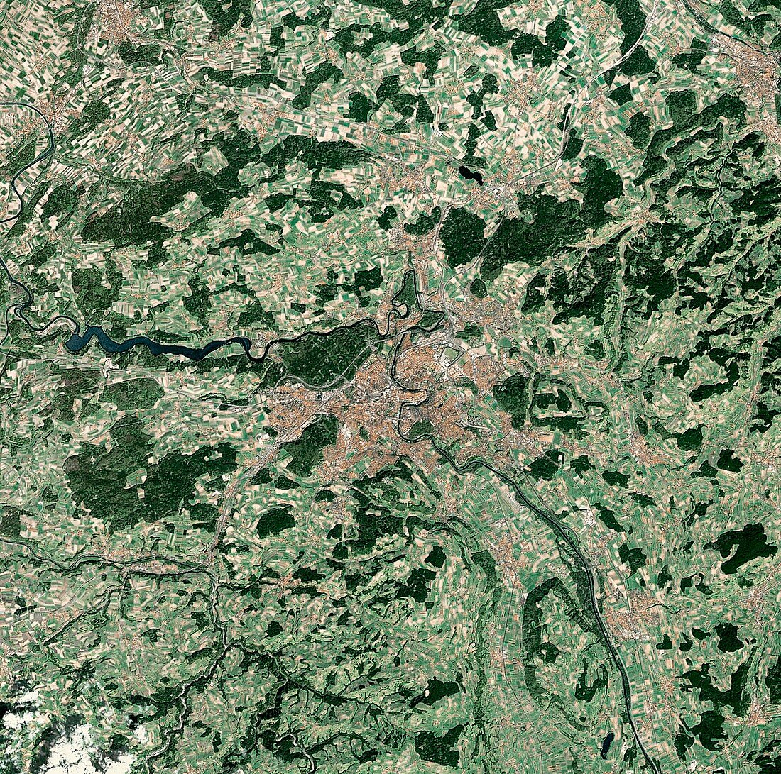 Berne,Switzerland,satellite image