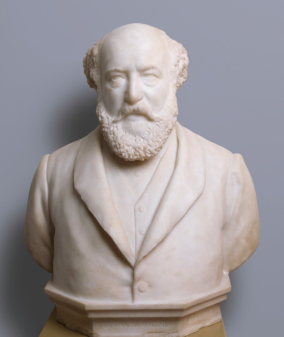 Bust of Ludwig Mond,German chemist