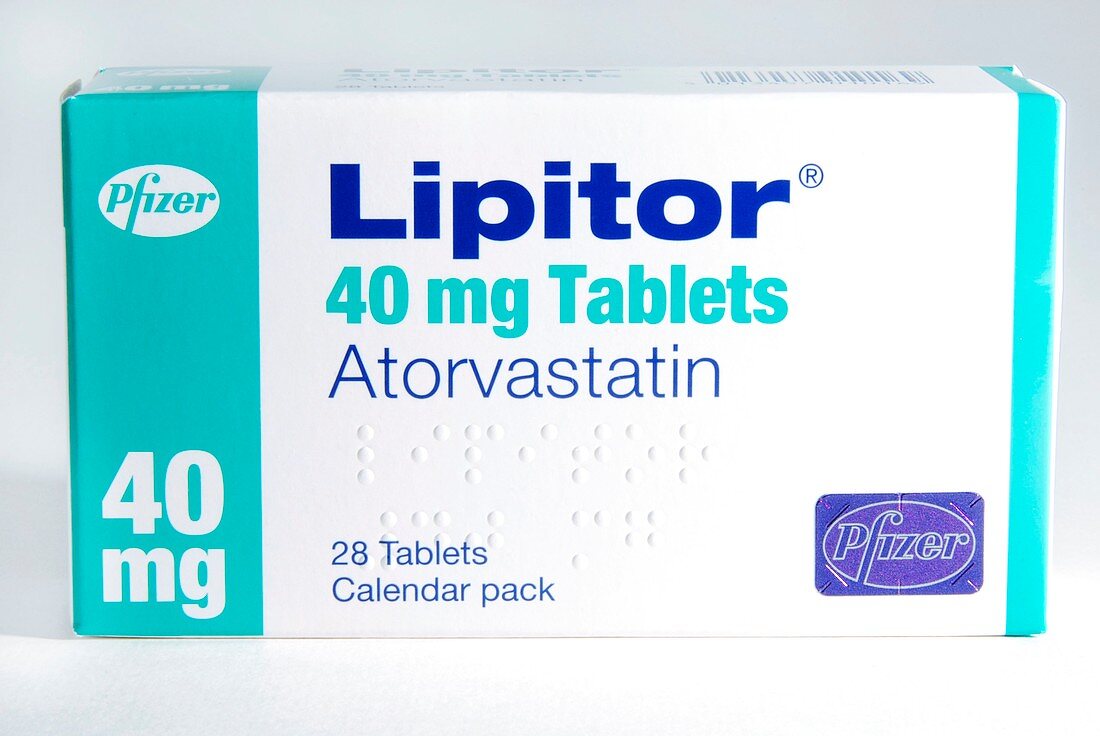 Cholesterol lowering drug packaging