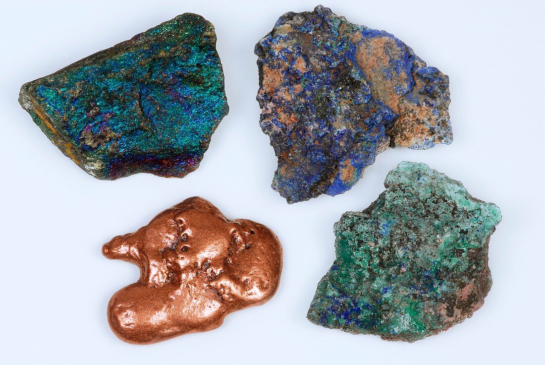 Forms of copper ore