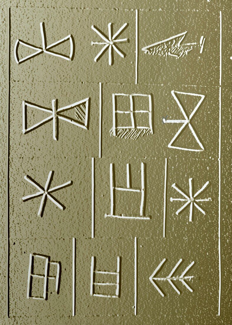 Minoan scripts